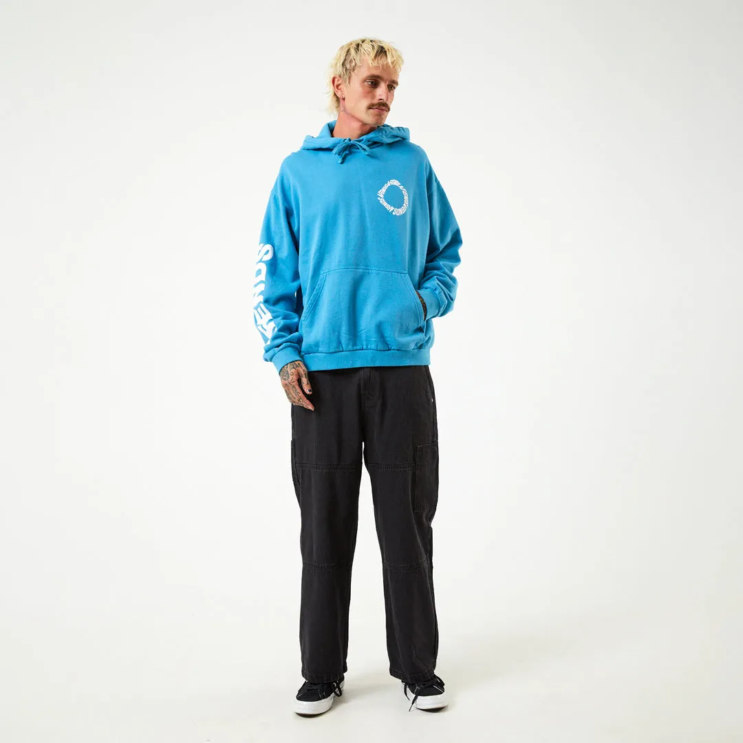AFENDS Mens Vortex - Hoodie - Dark Teal