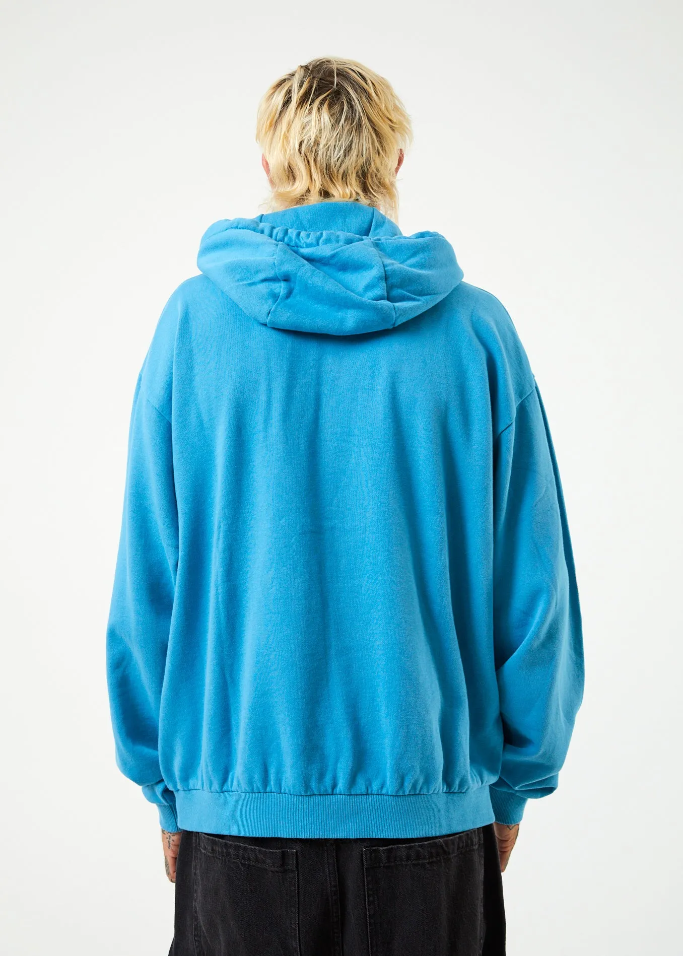 AFENDS Mens Vortex - Hoodie - Dark Teal