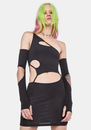 Arm Candy One Shoulder Dress