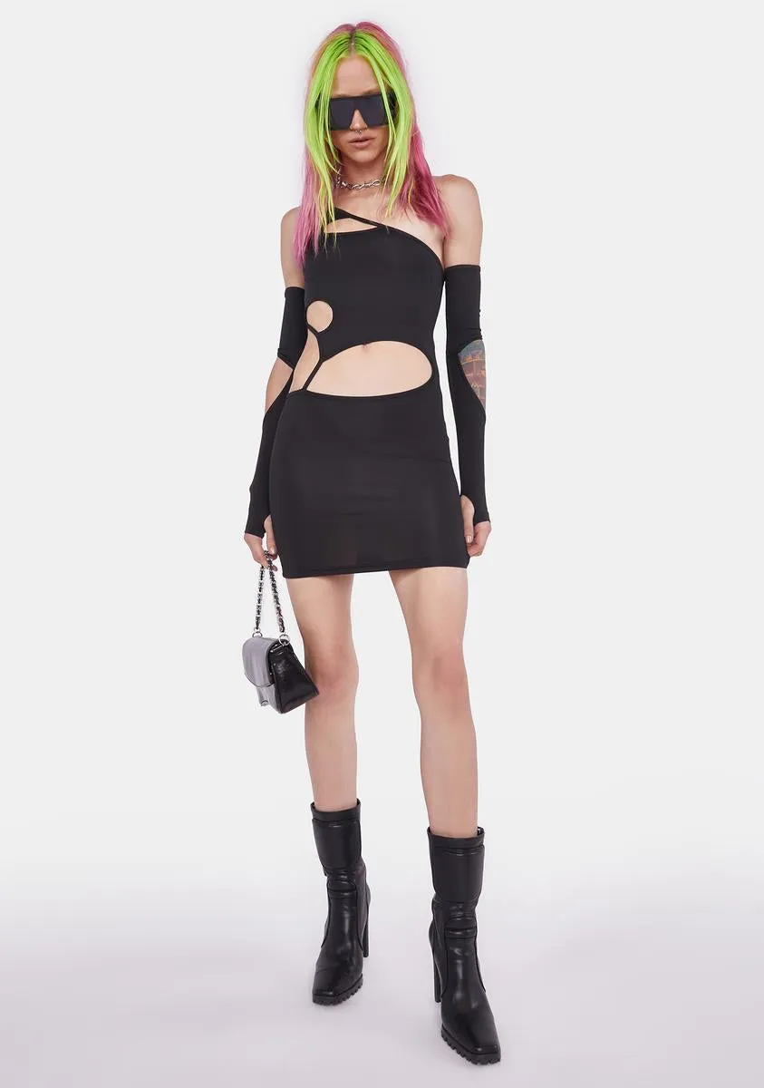 Arm Candy One Shoulder Dress