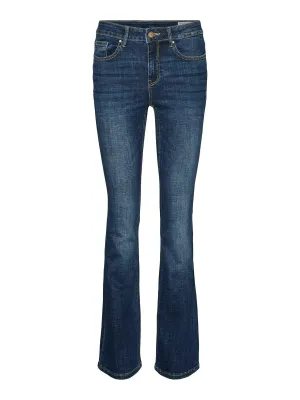 flash Mid rise Flared Jean - Blue