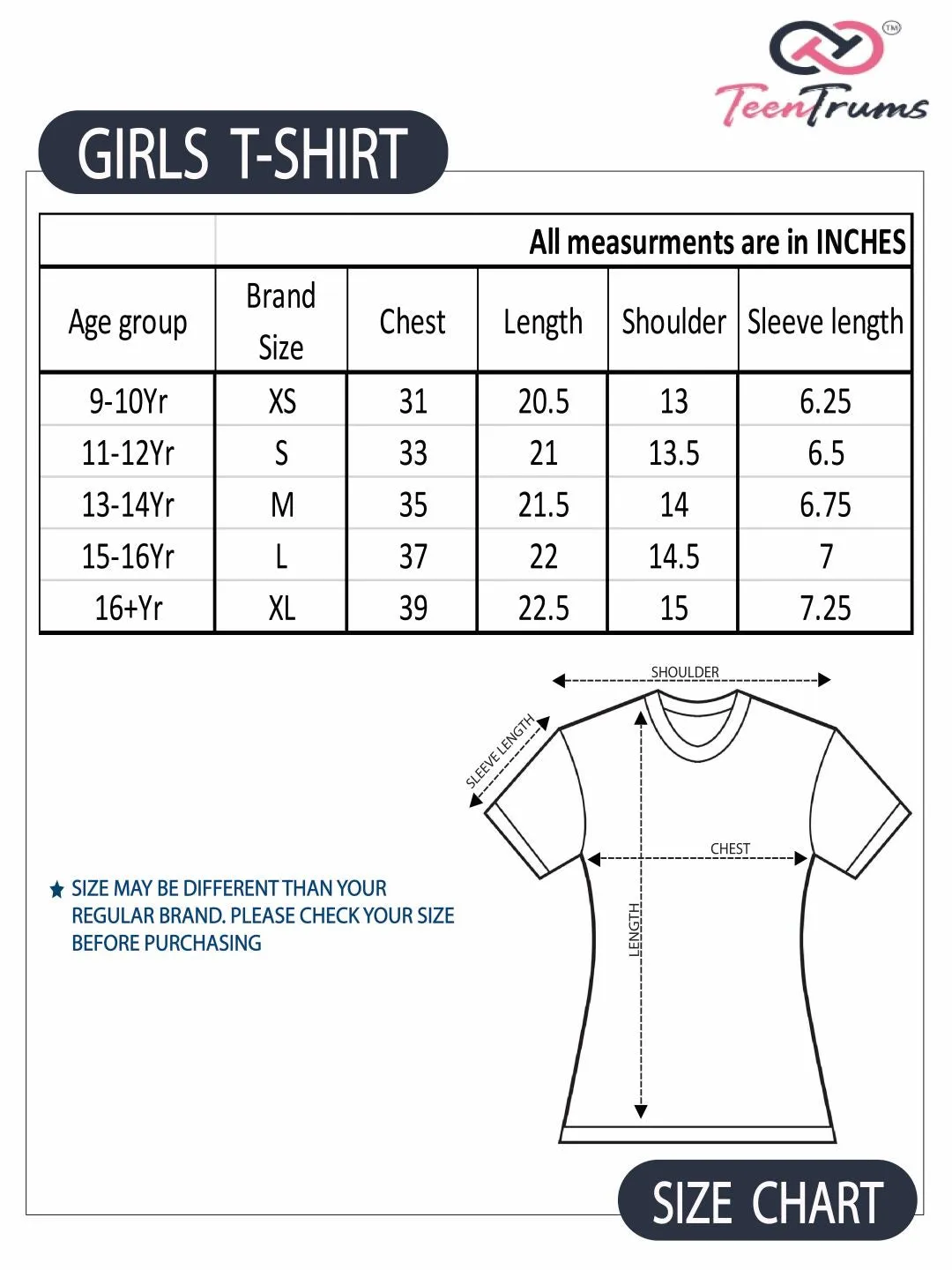 Graphic Print T-Shirt-Pink/Blue