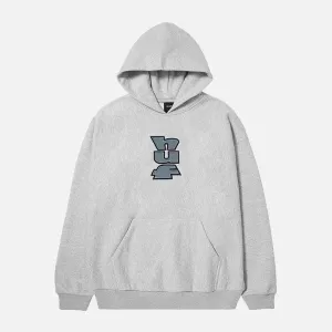 HUF Worldwide Benton Heavyweight Hood - Heather Grey