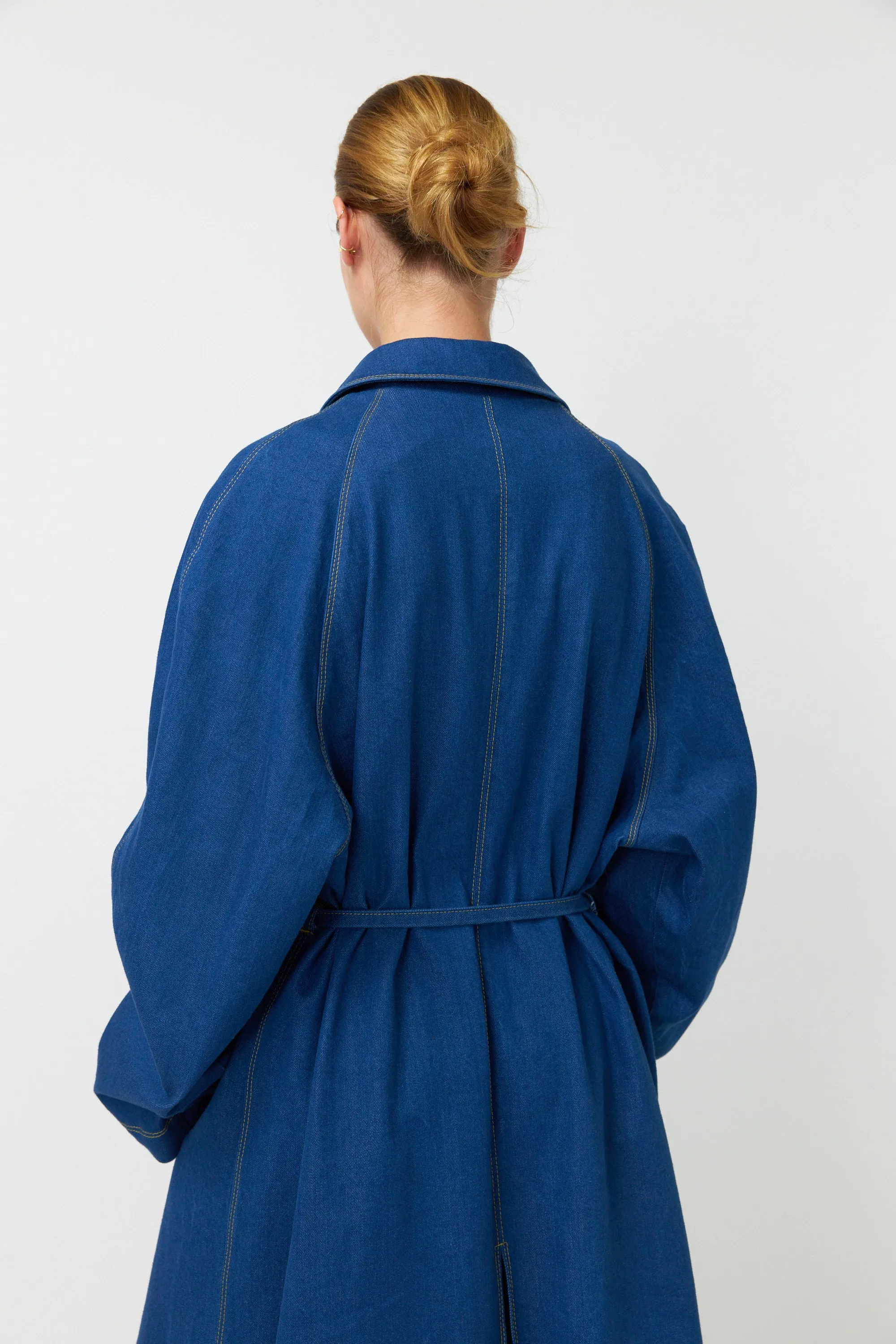Kate Sylvester Cooper Coat Indigo