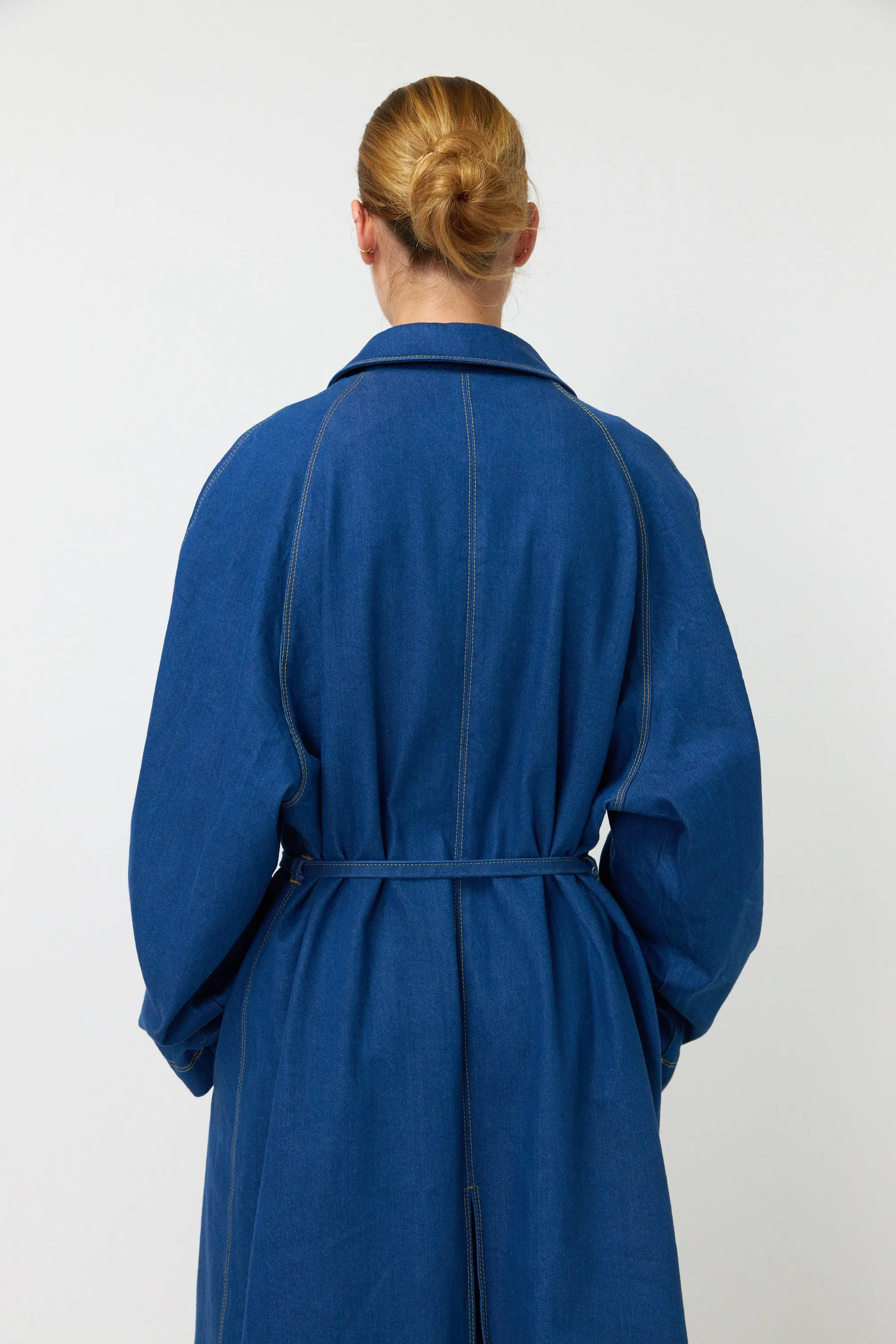 Kate Sylvester Cooper Coat Indigo