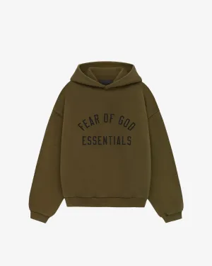 Kids Fleece Hoodie Olive
