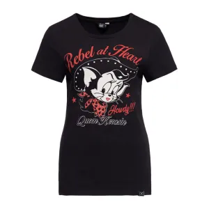 King Kerosin Queen Kerosin Howdy Ladies T-Shirt Black