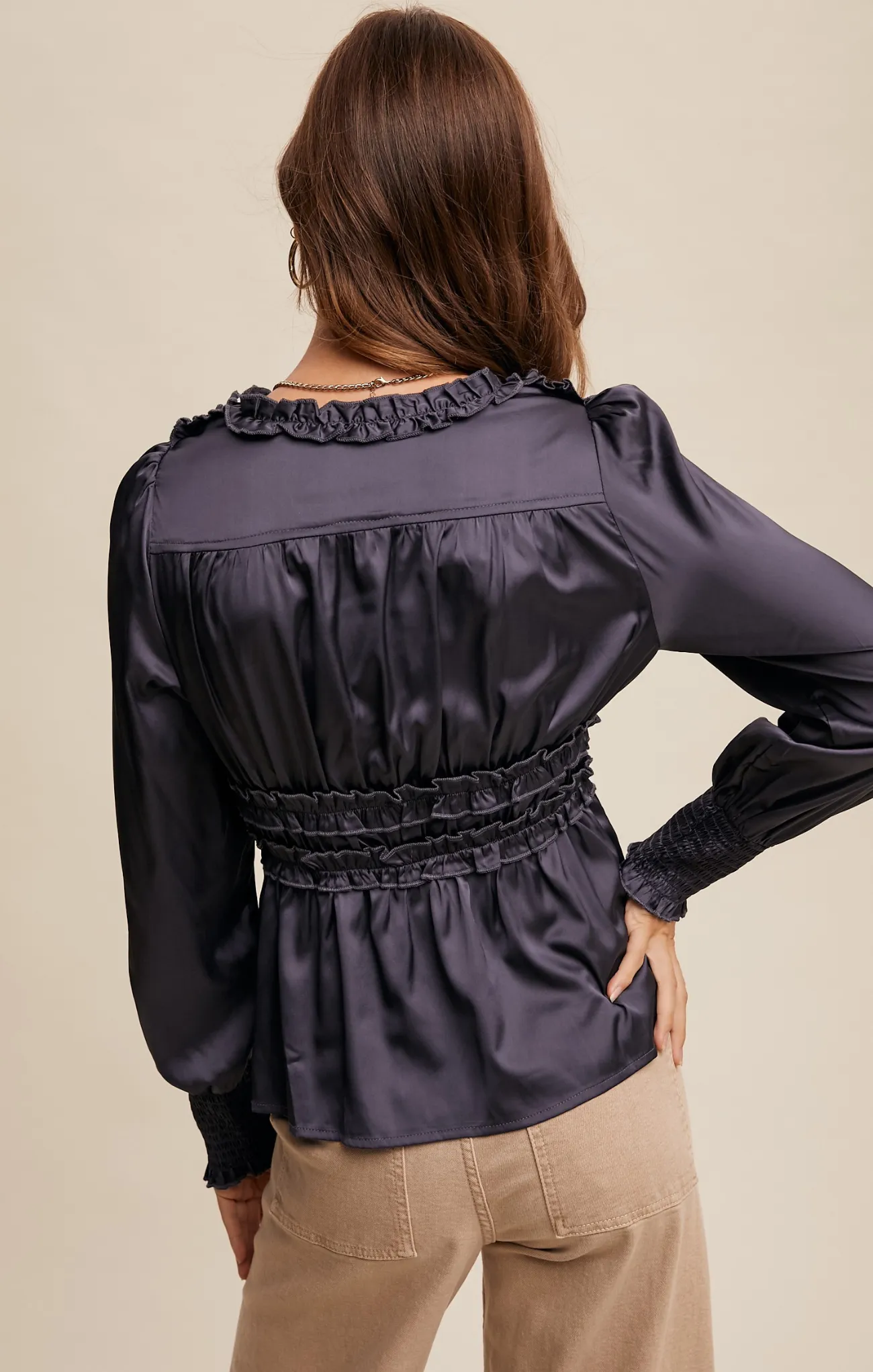 Lucy Satin Blouse