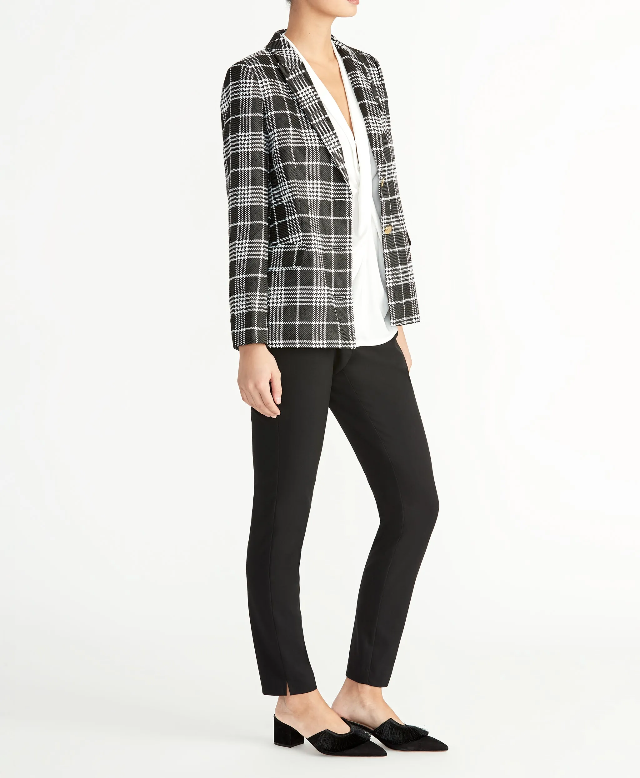 Plaid Blazer