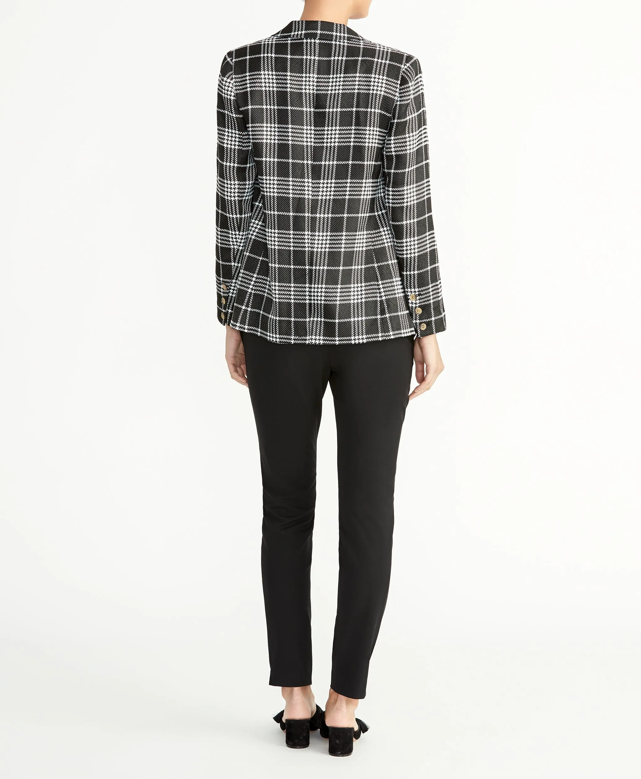 Plaid Blazer