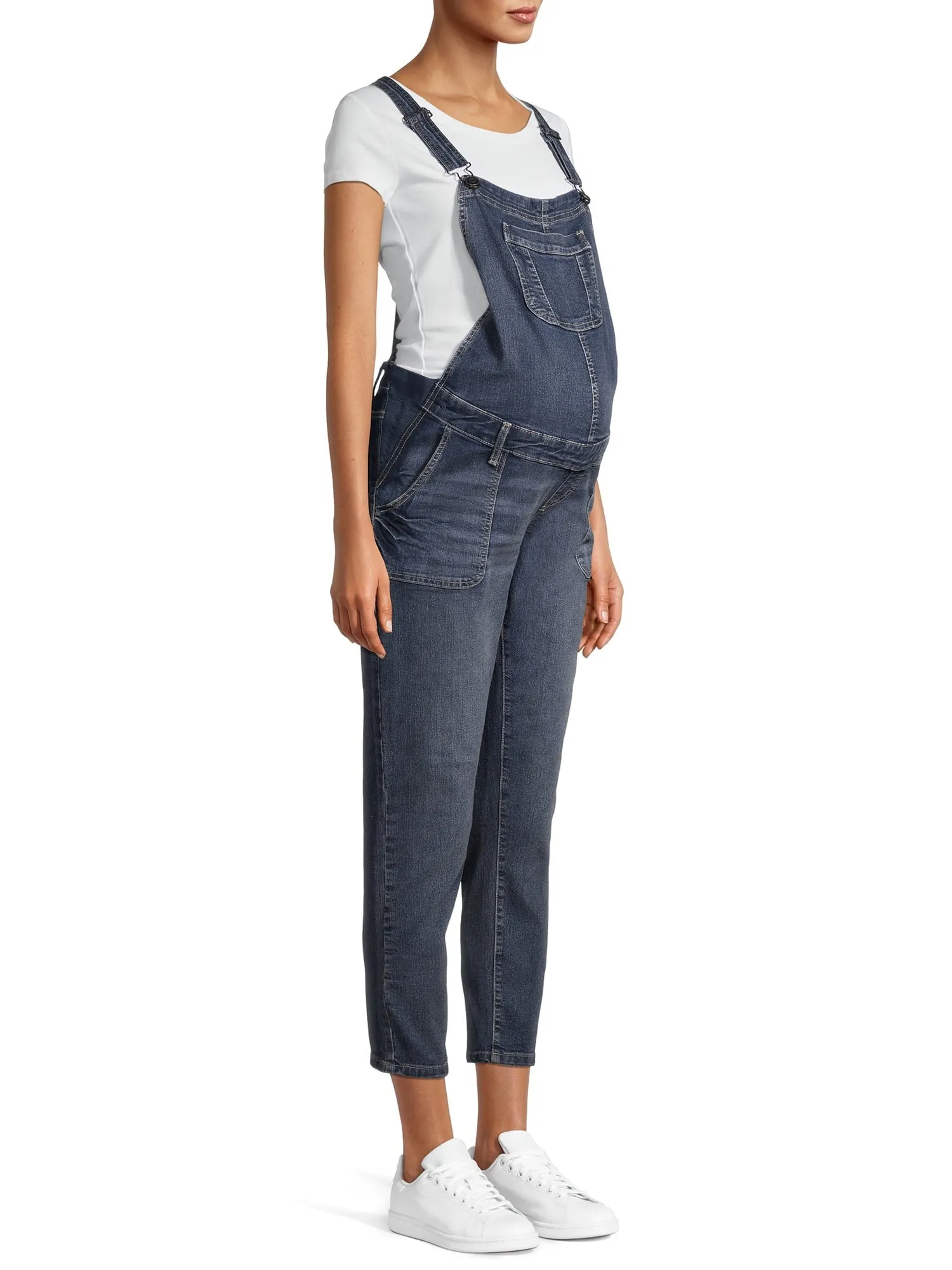 Planet Motherhood Maternity Women's Overalls with Side Panel