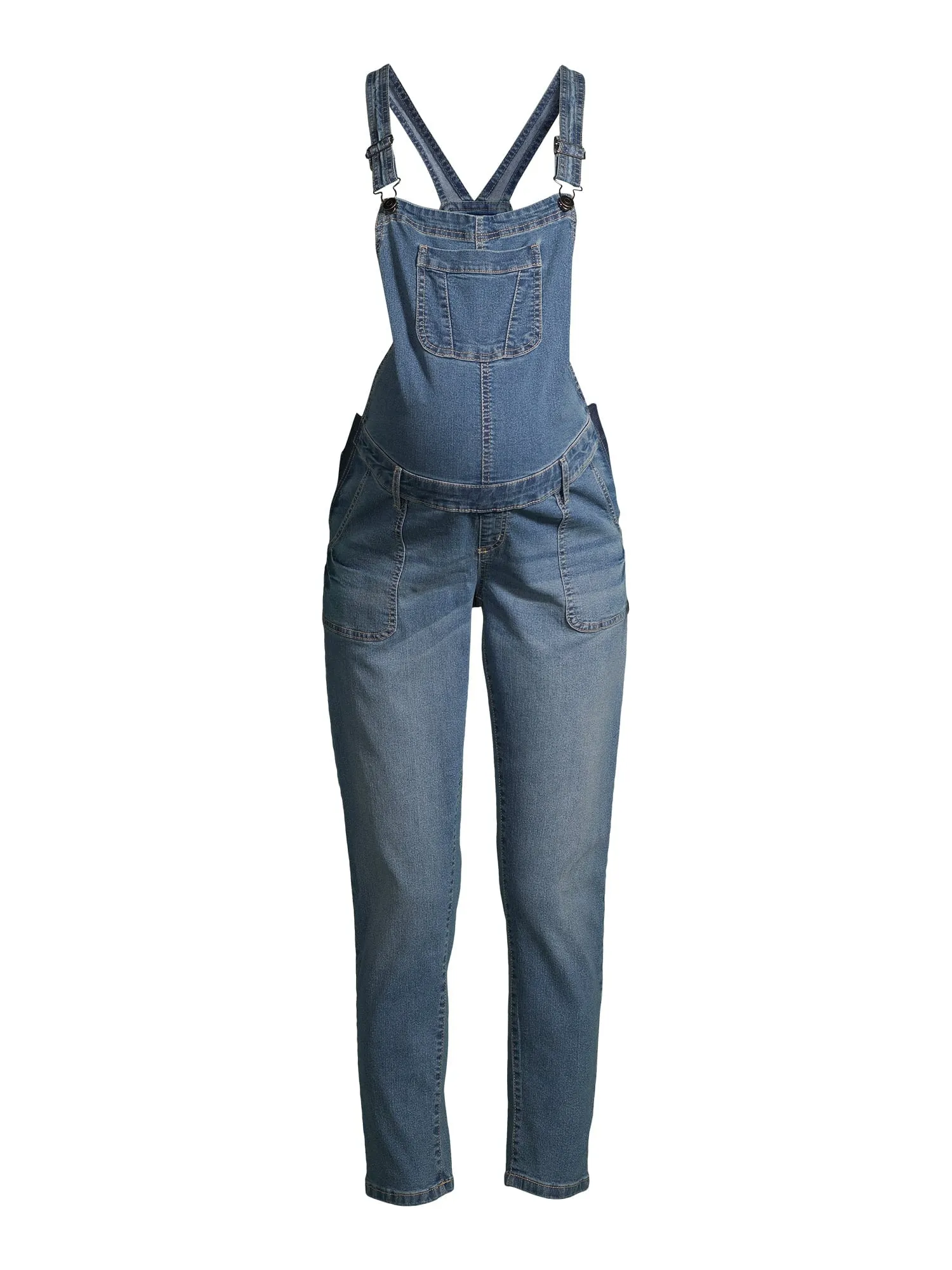 Planet Motherhood Maternity Women's Overalls with Side Panel