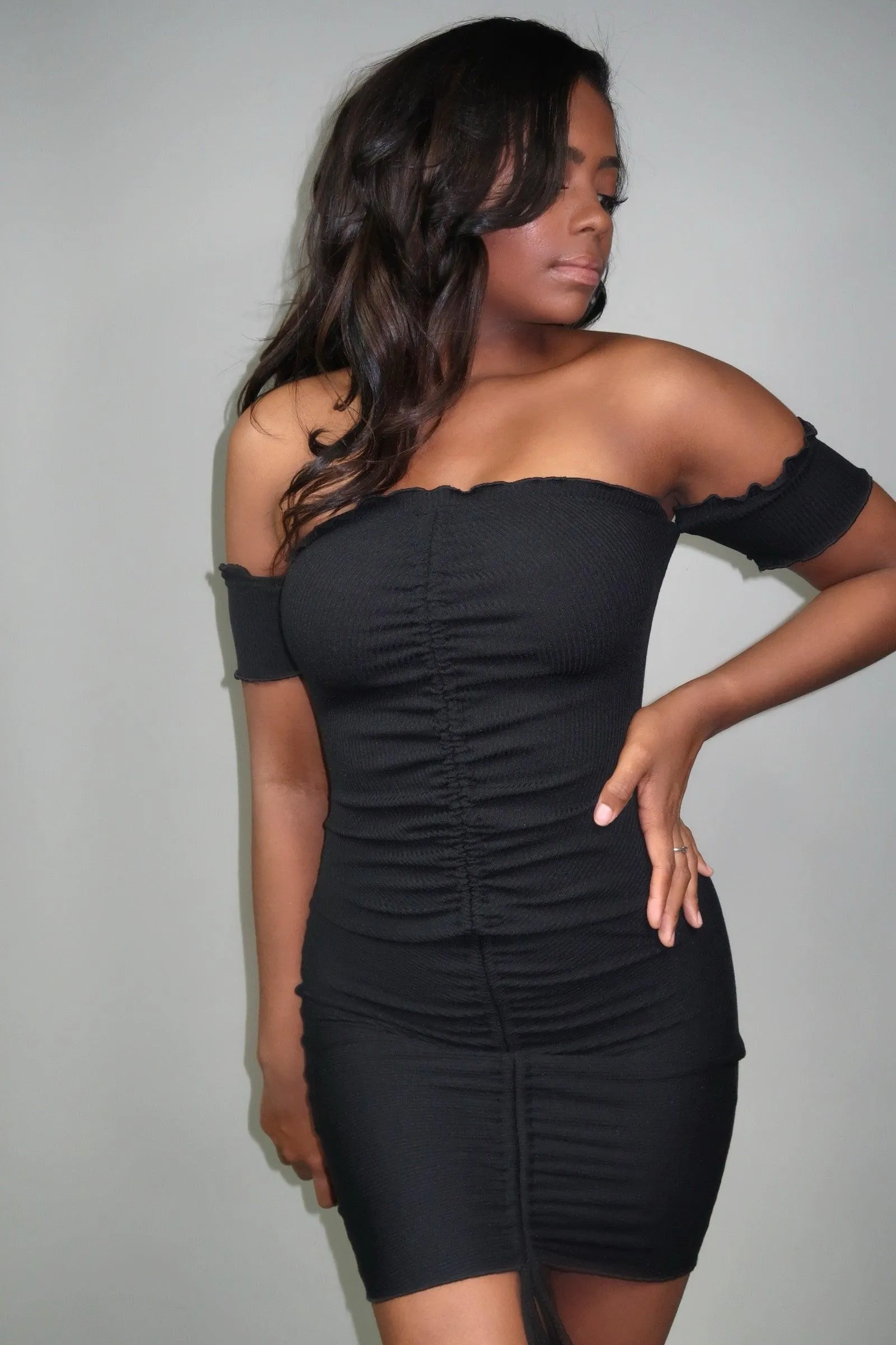 Ruffled Off-The-Shoulder Dress | 3 Colors