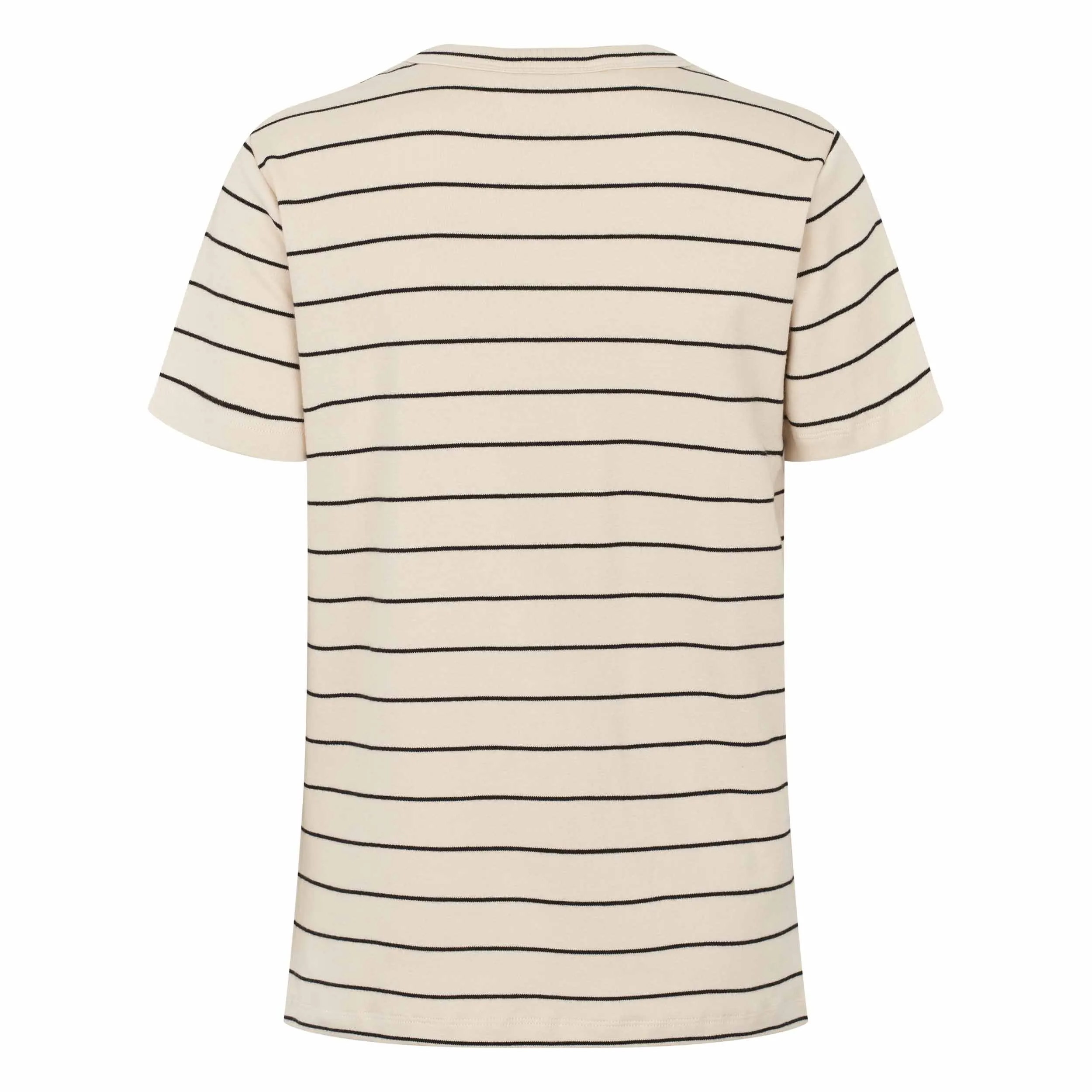 SRHella Striped T-shirt GOTS - Whitecap Gray