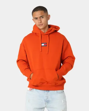 Tommy Jeans Tommy Badge Hoodie Orange Spice
