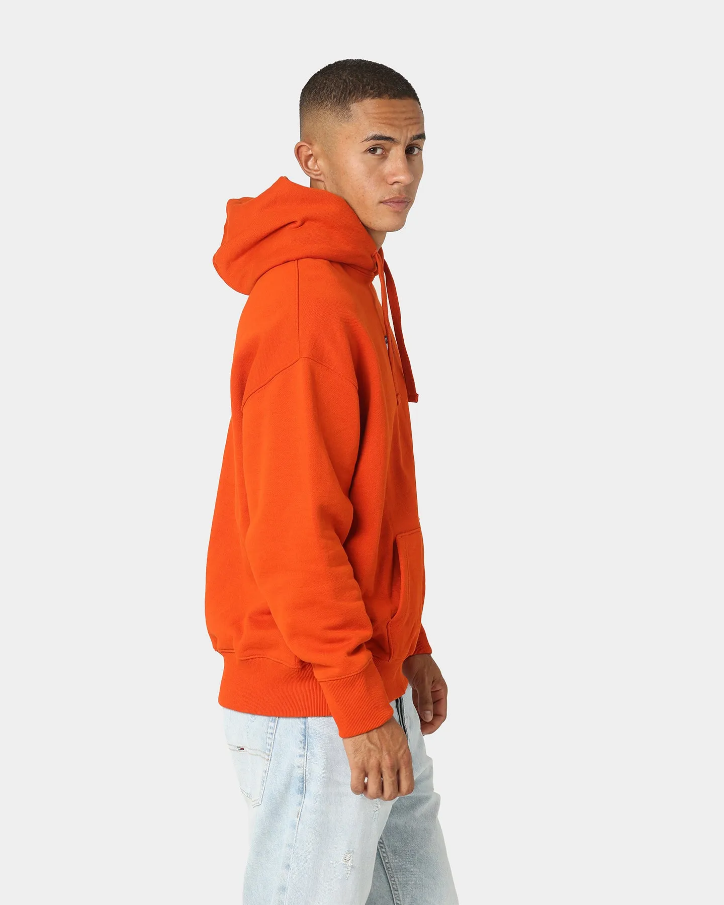 Tommy Jeans Tommy Badge Hoodie Orange Spice
