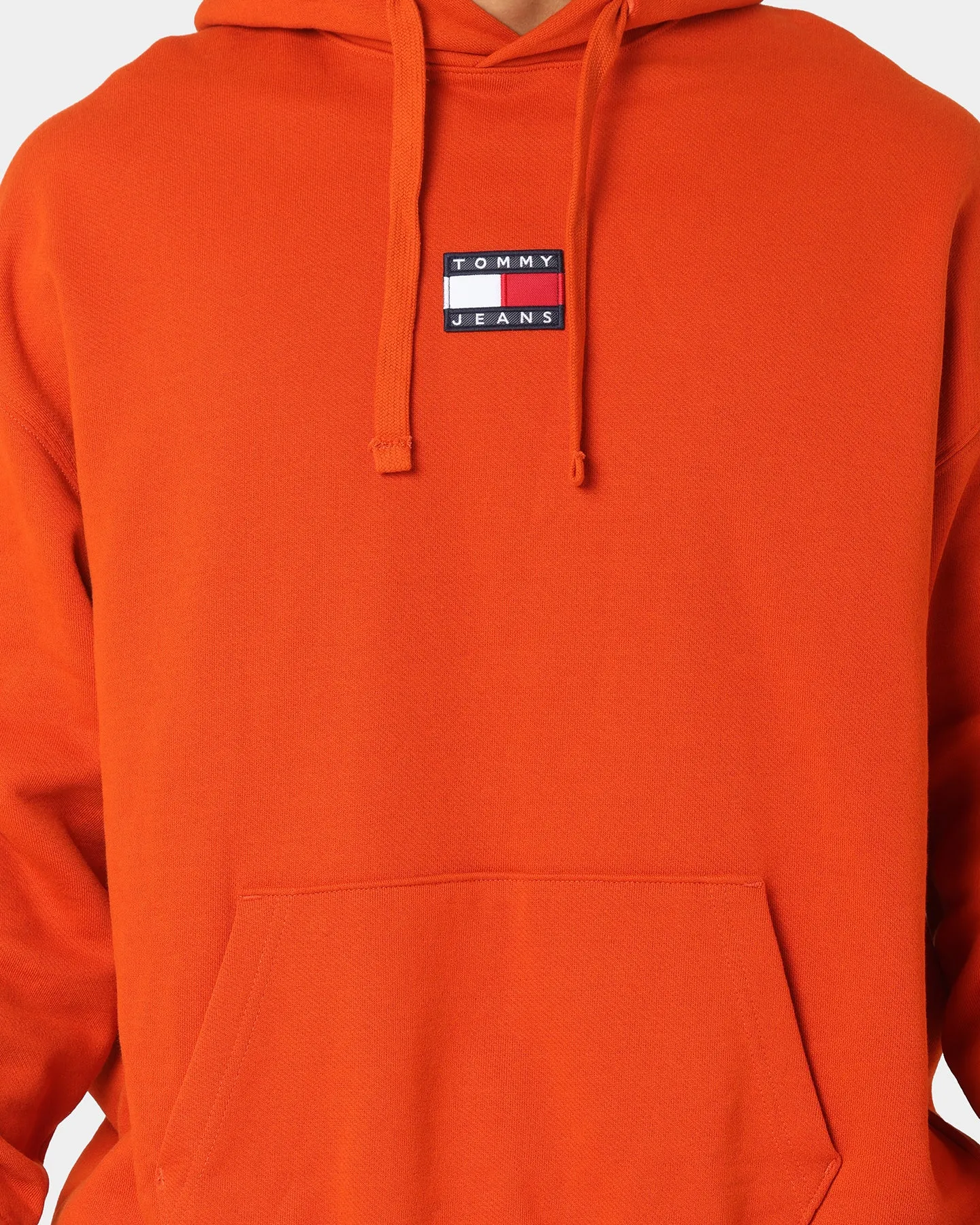 Tommy Jeans Tommy Badge Hoodie Orange Spice