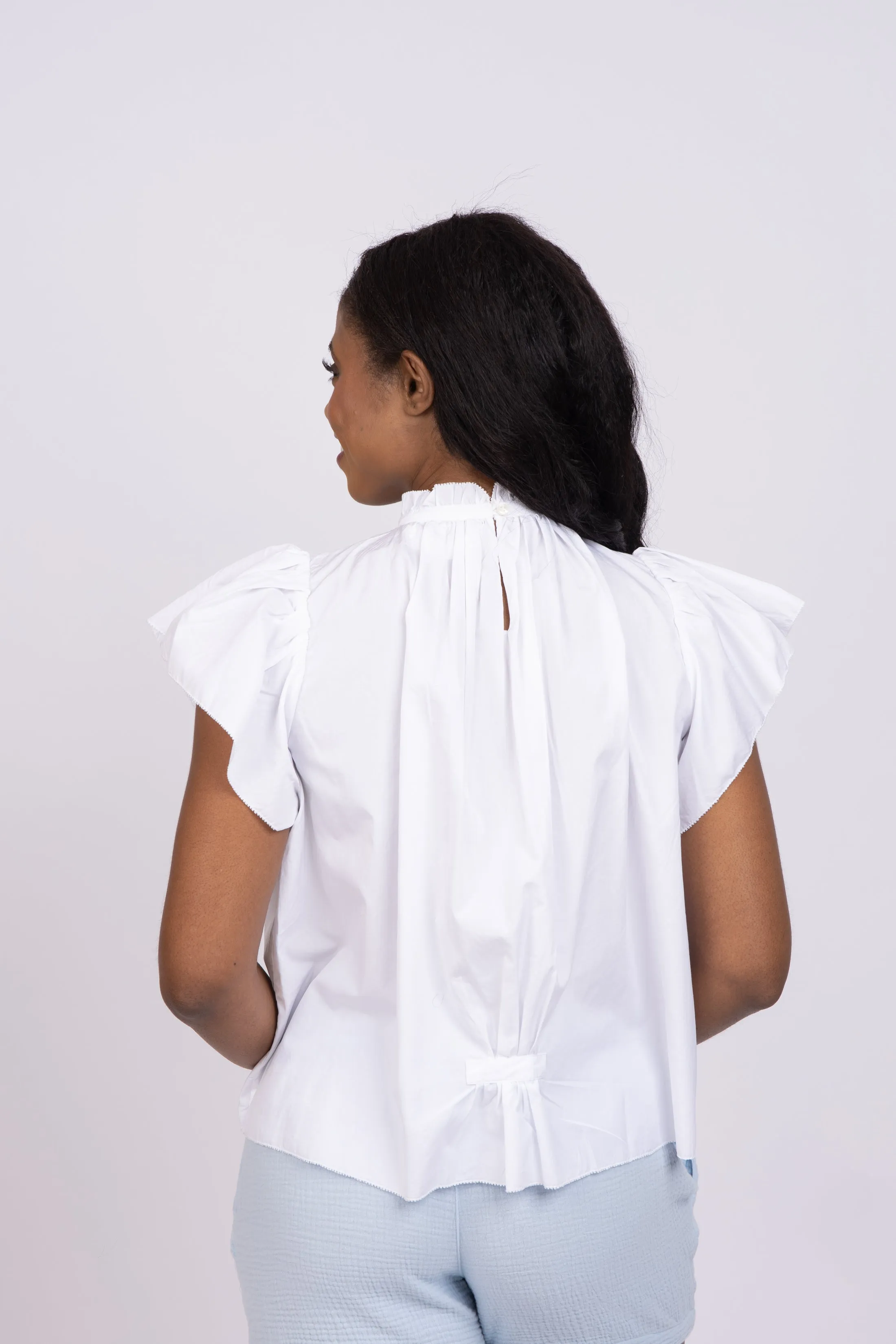 Trovata Carla Top in White