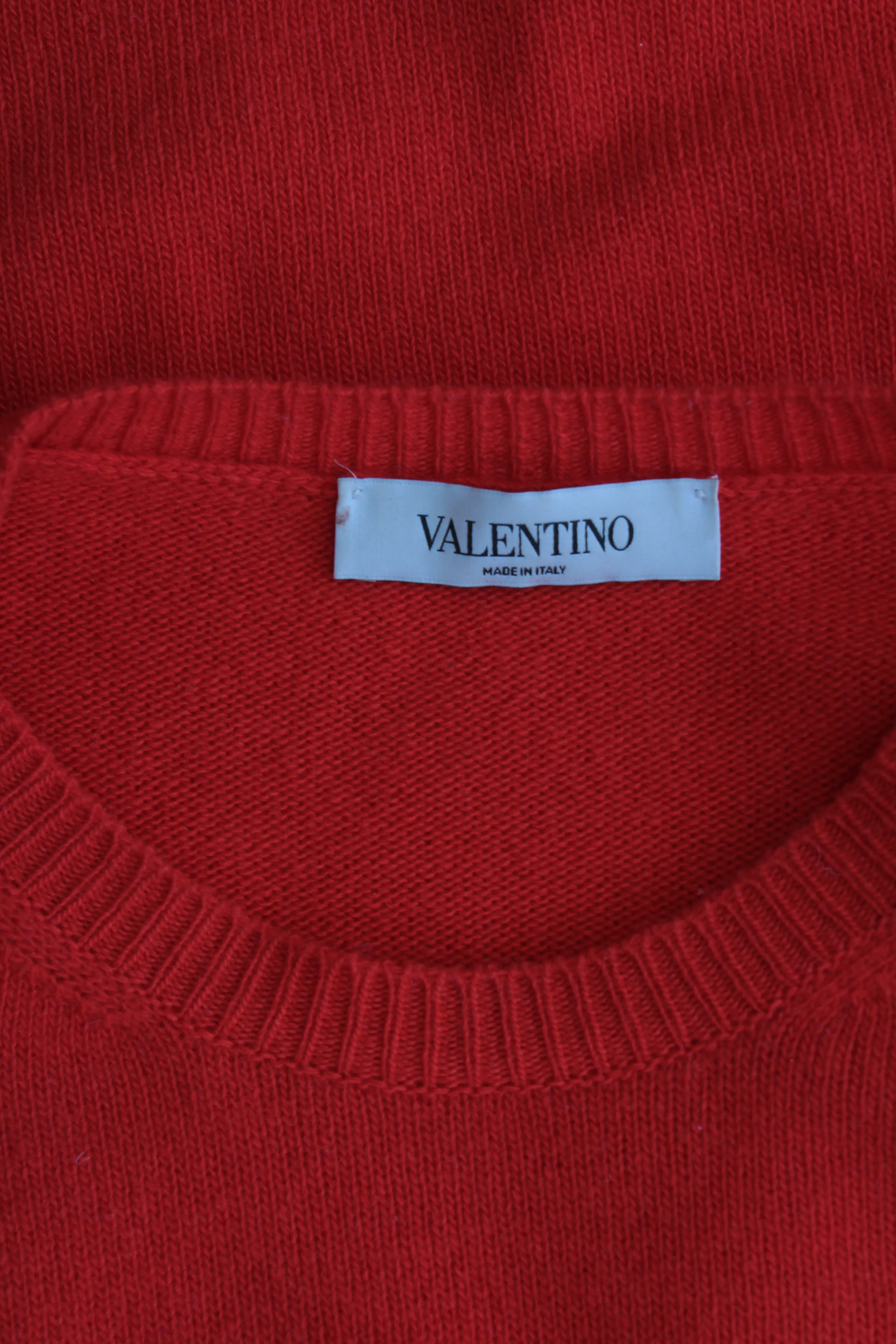 Valentino Floral Embroidered Wool and Cashmere Sweater