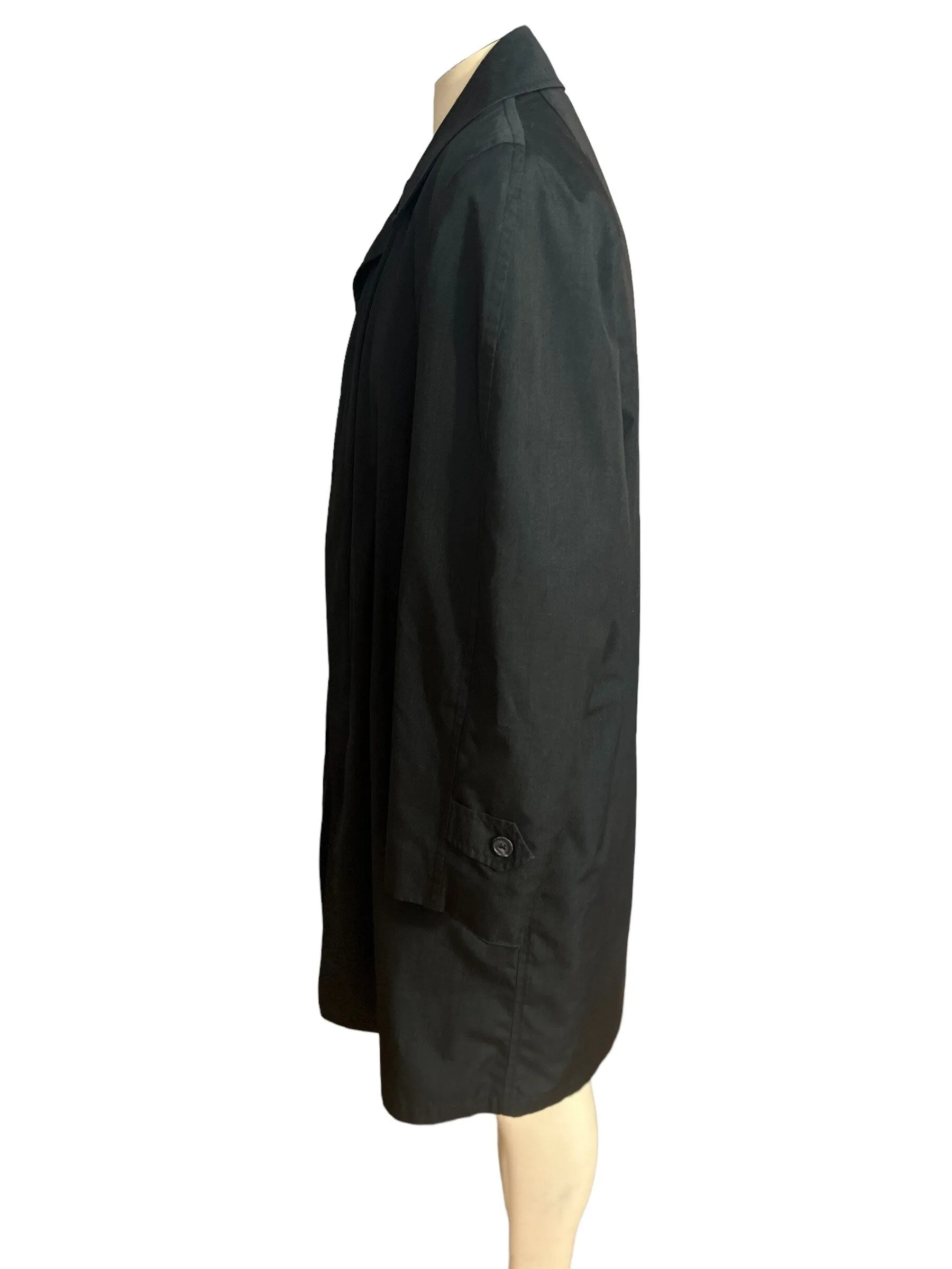 Vintage Gleneagles blue trench coat jacket 44 R