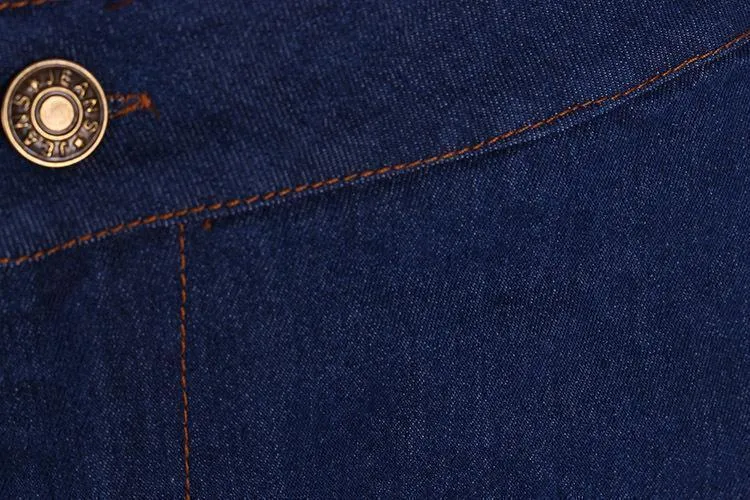 Women Skinny Jeans High Waist Blue